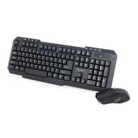 Gembird   Desktop Set   KBS-WM-02   Keyboard and Mouse Set   Wireless   Mouse included   US   Black   USB   US   450 g   Numeric keypad   Wireless connection KBS-WM-02